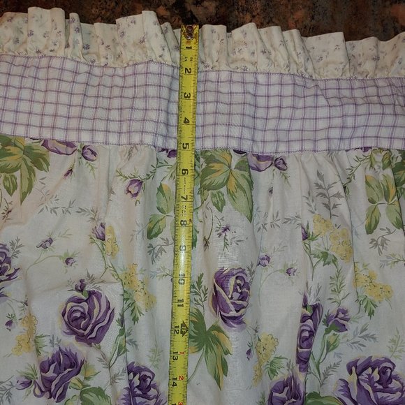 Pr American Pacific Ruffled Balloon Valances 68x18 - Picture 7 of 8
